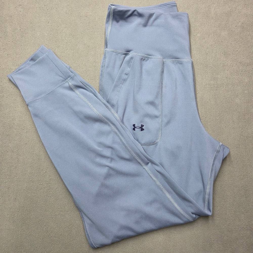 Under Armour Women's Small Meridian Joggers Light Blue Gray Athletic Pants